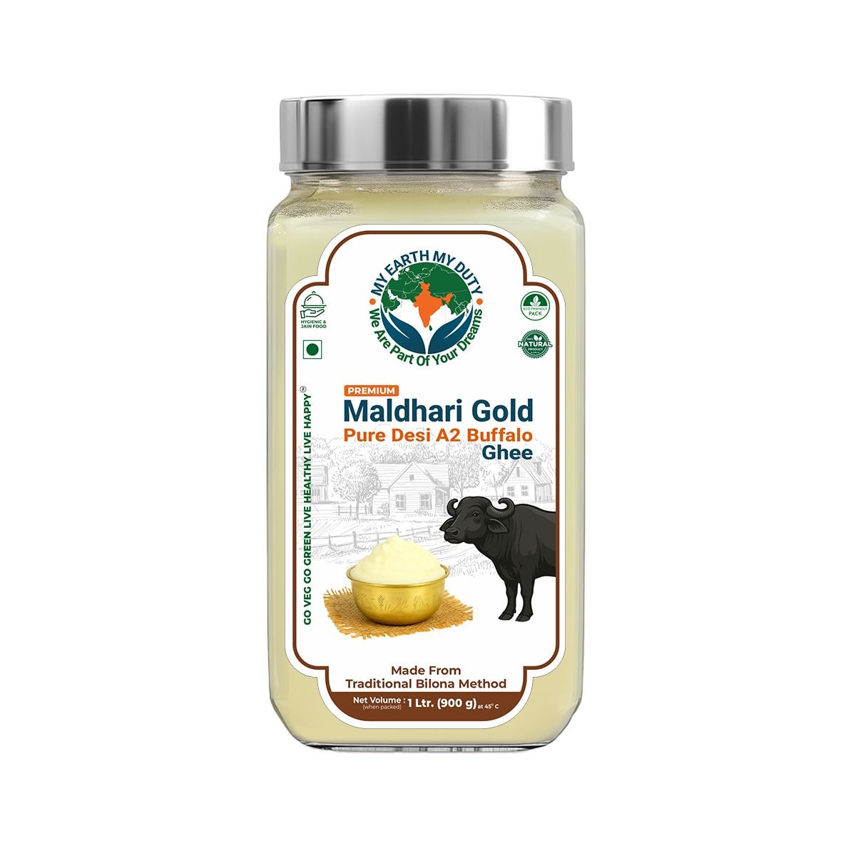 Maldhari Gold A2 Milk Pure Buffalo Ghee