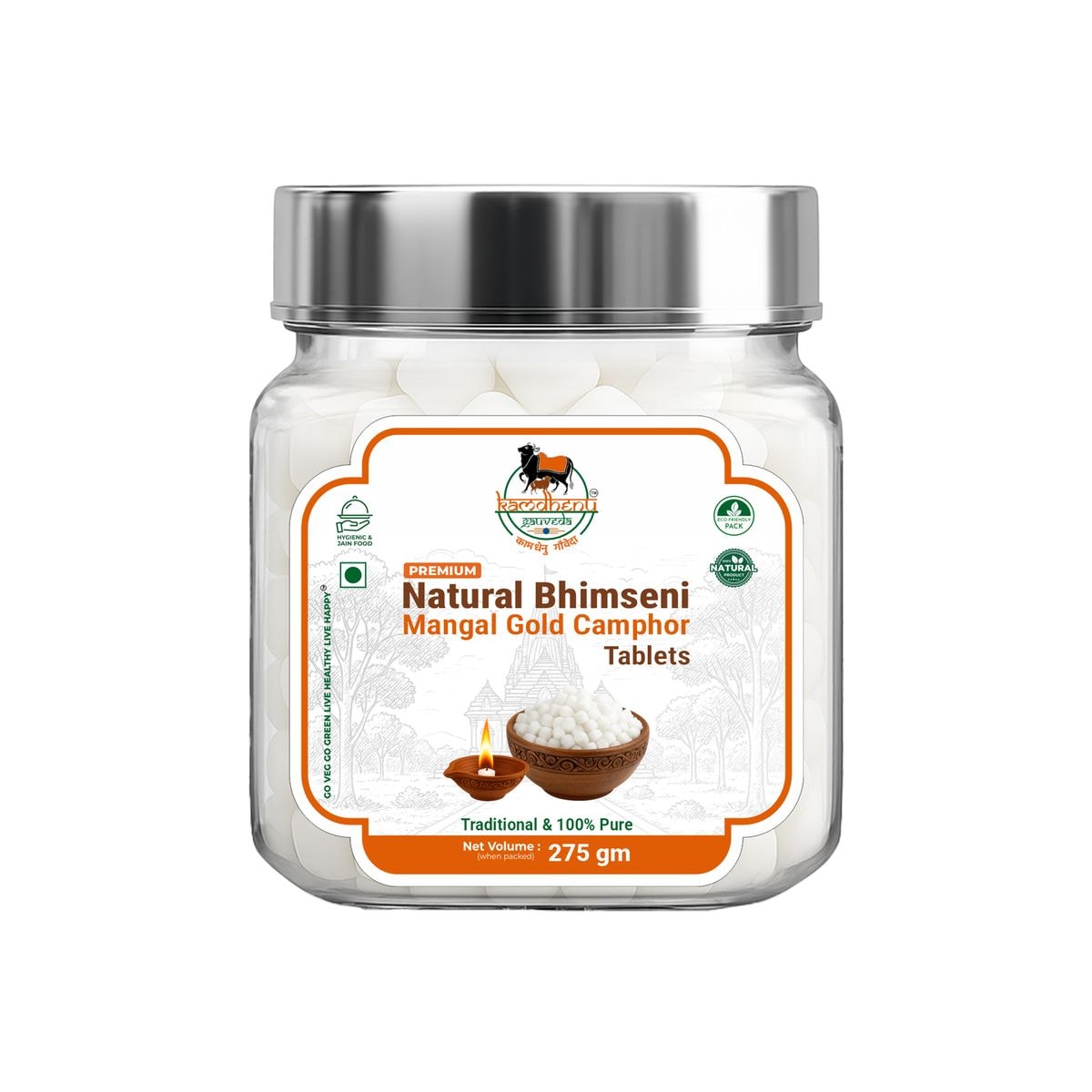 Gold Bhimseni Camphore Tablets 275gm