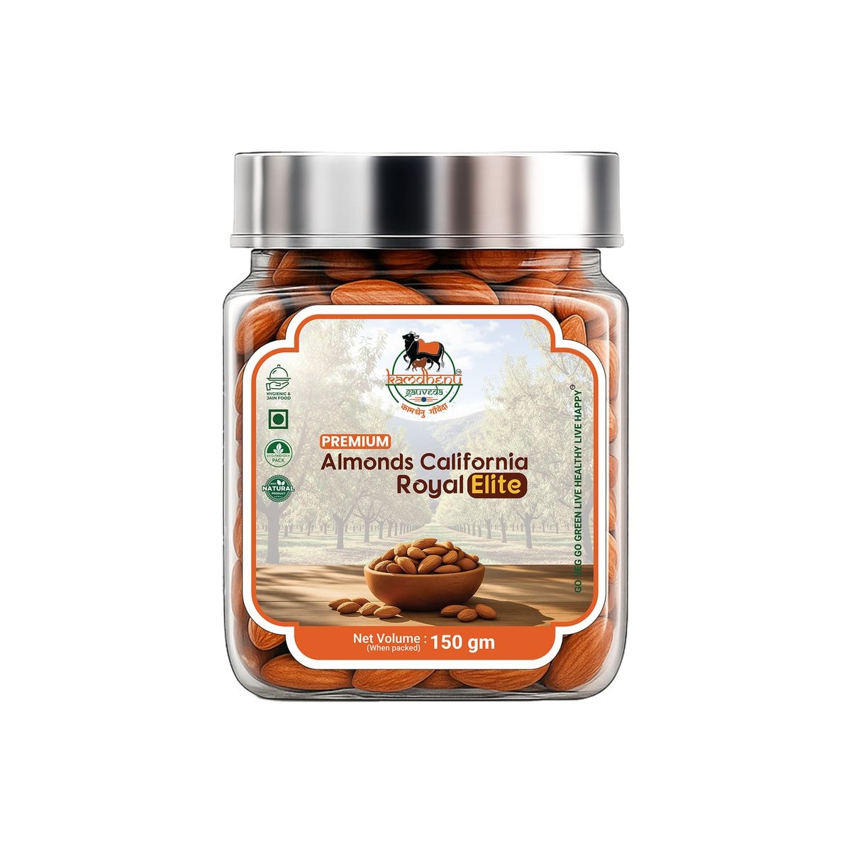 Almonds californiya Royal Elite 150gm